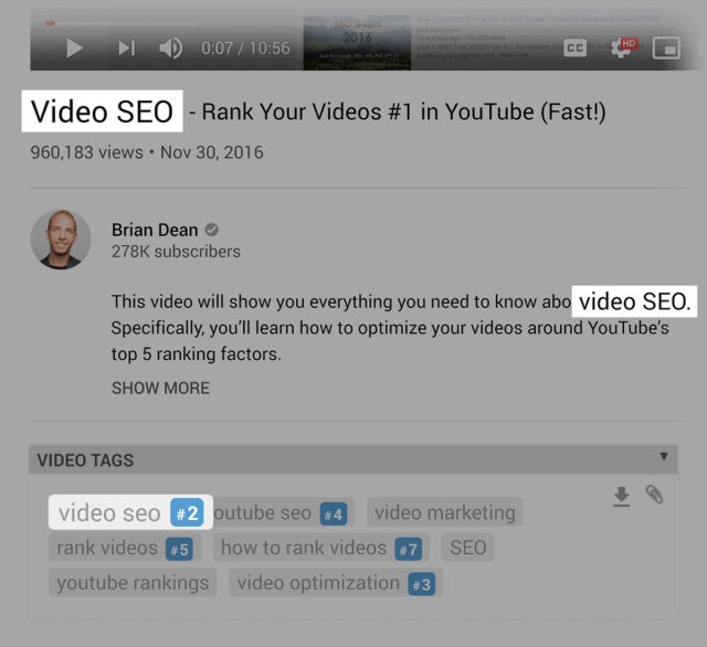 افزایش رتبه ویدیو در یوتیوب